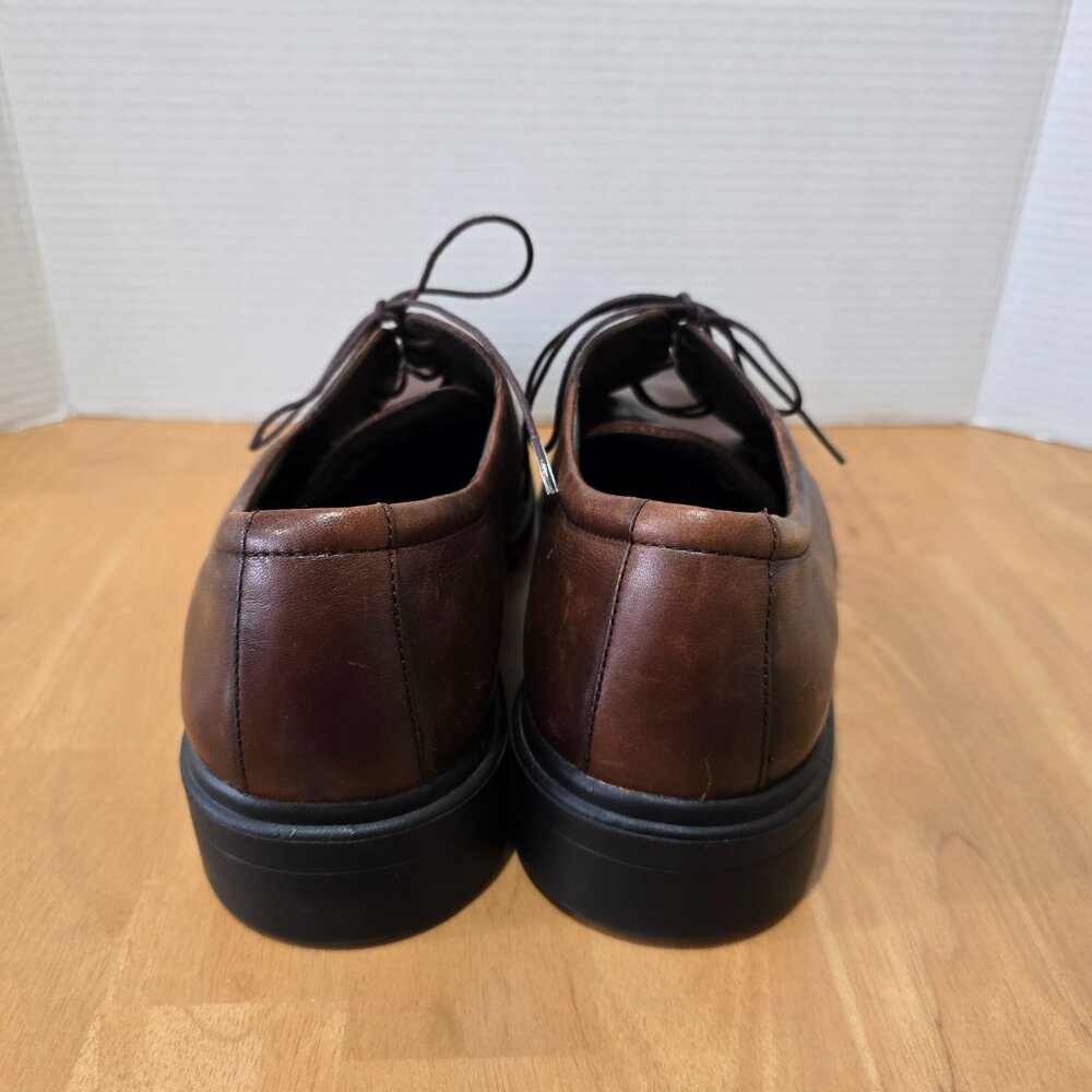 Rockport Men's Leather Lace Up Oxford Shoes Slip Resistant Brown Size 13M - Picture 3 of 14